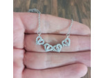 Collier avec pendentif magnétique trèfle à quatre feuilles