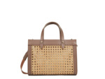Lancaster Cannage Rotin Petit Sac Cabas 480-114 Marron