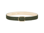 Longchamp Le Foulonné Ceinture Femme Cuir Kaki