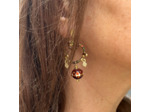 Boucles d'oreilles créole pampilles Soryne