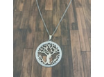 Collier arbre de vie femme en acier inoxydable