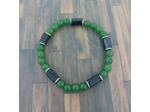 Bracelet Tourmaline/Jade vert/Hématite
