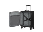 American Tourister Aerospin Valise Cabine 55 cm Souple Extensible 4 Roues Black