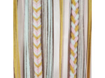Attrape rêves prénom personnalisable, rose, jaune et blanc