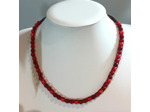Collier lily en ivoire végétal