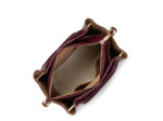 Lancaster Foulonne Double Sac A Main Louisa 470-18 Bordeaux Foncé