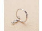 Bagues chat en argent