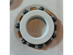 Bracelet homme agate noire/œil de tigre/hématite