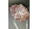 Collier perles cristal de roche qualité premium 45cm olpa1961/2078