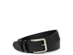 Lancaster Ceinture en Cuir Végétal Homme 601-12 Noir L