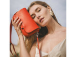 Ateliers Fourès Calista Classique Petit Sac Porté Croisé H150 Orange