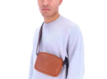Ateliers Fourès Mini Pochette En Cuir Céos Fauve