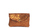Farfouillette Porte-Monnaie Léopard Brillant Orange