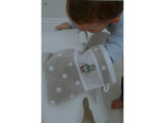 Gant de toilette Beige à pois blanc RICO