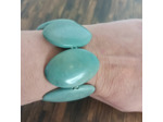 Bracelet Louane bleu ciel en ivoire végétal