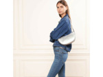 Lancaster Fashion Firenze Sac Demi Lune 480-042 Blanc Iris