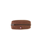 Larmorie Charles Nubuck Porte-Monnaie Terre Brunie