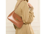 Lancaster Suave Evenly Sac Besace Cuir 480-026 Camel