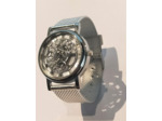 Montre creuse luxe argenté