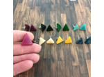 Boucles d'oreilles Trina en ivoire végétal