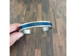 Bracelet acier inoxydable bleu