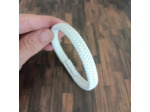Bracelet homme cuir blanc