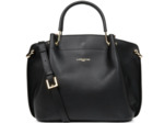 Lancaster Foulonne Double Grand Sac A Main Louisa 470-19 Noir In Naturel