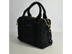 Mila Louise Mapa VFR1 Sac Business 2 Compartiments Velours Noir