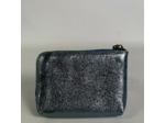 Farfouillette Petit Porte-Monnaie En Cuir Effet Froissé Brillant Jean