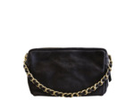 Mila Louise Mama V Sac Trotteur En Cuir Effet Velours Brun