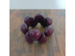 Bracelet Kim pourpre en ivoire végétal