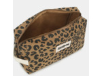 Hindbag Leon Trousse Cosmétique En Coton Bio Léopard Cannelle