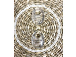 Pendentif cristal de roche troué