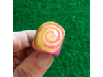 Bague rose-jaune en ivoire végétal