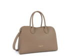 Lancaster Donna Hopper Sac Porté Main En Cuir Lisse 531-121 Praline