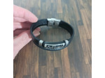 Bracelet en cuir 2 lanières croix