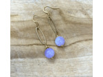 BOUCLES IRINA AMÉTHYSTE LAVANDE
