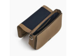 Le Tanneur Ella Grand Sac Bandoulière En Cuir Lisse Et Nubuck Ecorce
