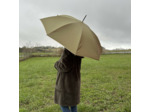 Piganiol x Noix D'arec Parapluie Canne Pour Femme Kaki / Biais Or