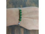 Bracelet-chaîne Jade vert