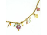 Collier ras de cou pampilles Yuna