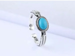 Bague turquoise en argent
