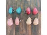 Boucles d'oreilles à clips en ivoire végétal