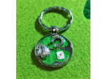 Porte-clés rond porte bonheur