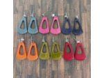 Boucles d'oreilles Lena triangle en ivoire végétal