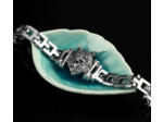 Bracelets en acier inoxydable tête de loup