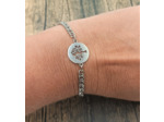 Bracelet- chaîne arbre de vie en acier inox
