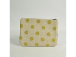 Mila Louise Pair PM DB Porte-monnaie Toile Pois Jaune