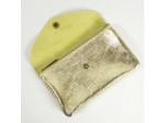 Farfouillette Porte-monnaie Cuir GM Doré