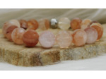 BRACELET QUARTZ HÉMATOÏDE
